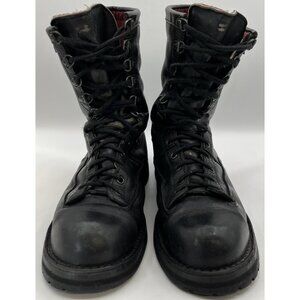 Mens Danner 69110 Fort Lewis USA 10” Black Leather Lace Tactical Boots Size 12D